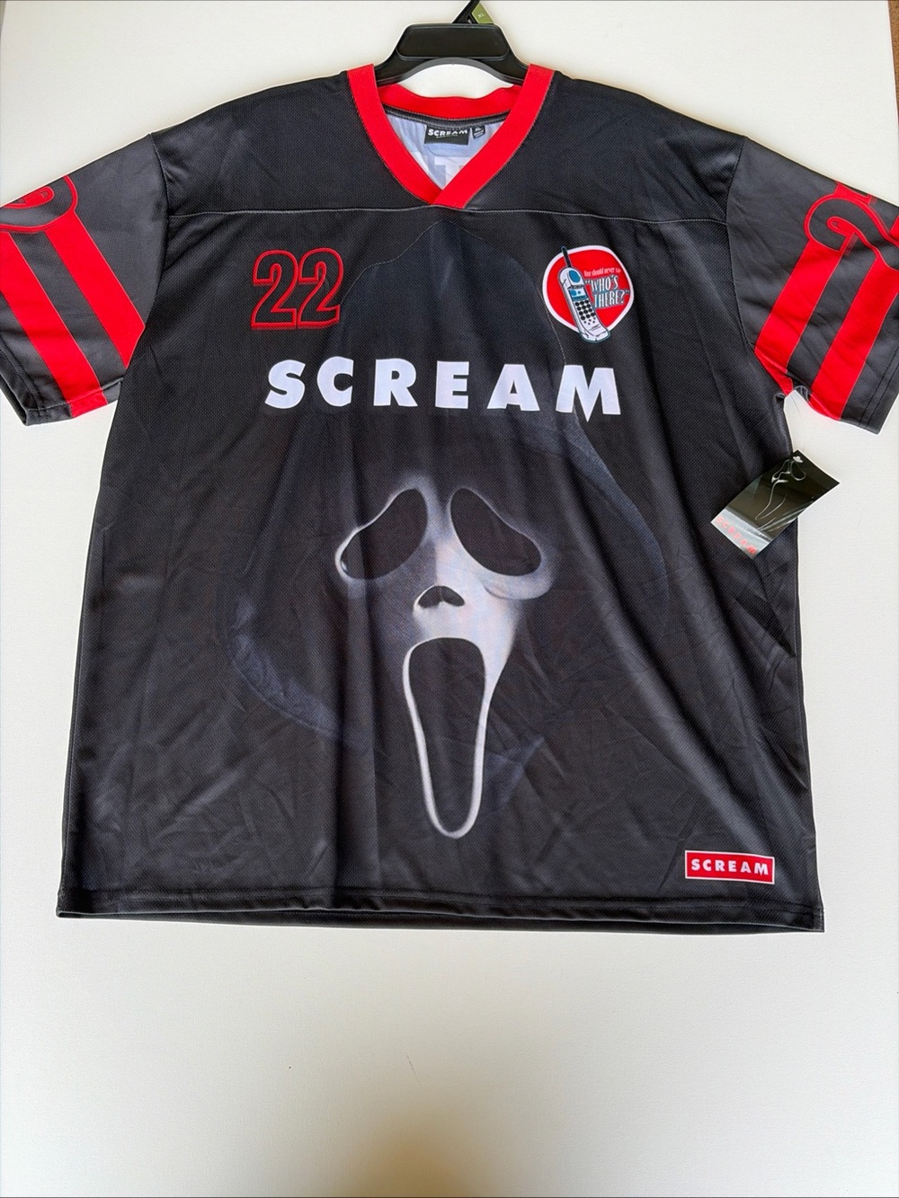 Scream Black & Red Men's Jersey Shirt XL